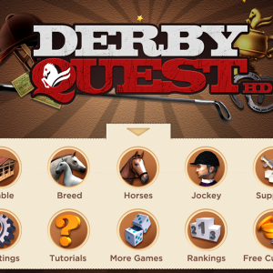 Derby Quest lovas alkalmazás: Tenyéssz versenylovat