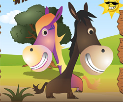 Horsey Run Run game in flash