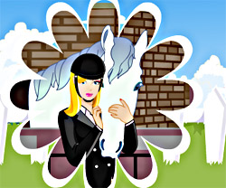 Jockey Girl Dress Up game in flash